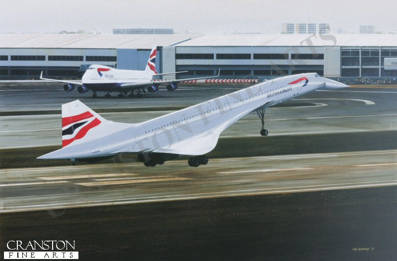 Concorde - The Final Touchdown by Ivan Berryman. [Original Painting]