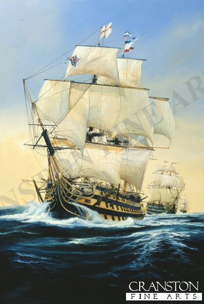 HMS Victory by Randall Wilson. [Original Painting]