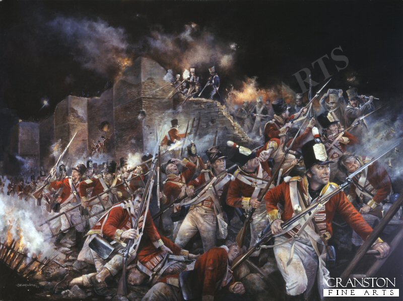Storming of Badajoz by  Chris Collingwood. [print]