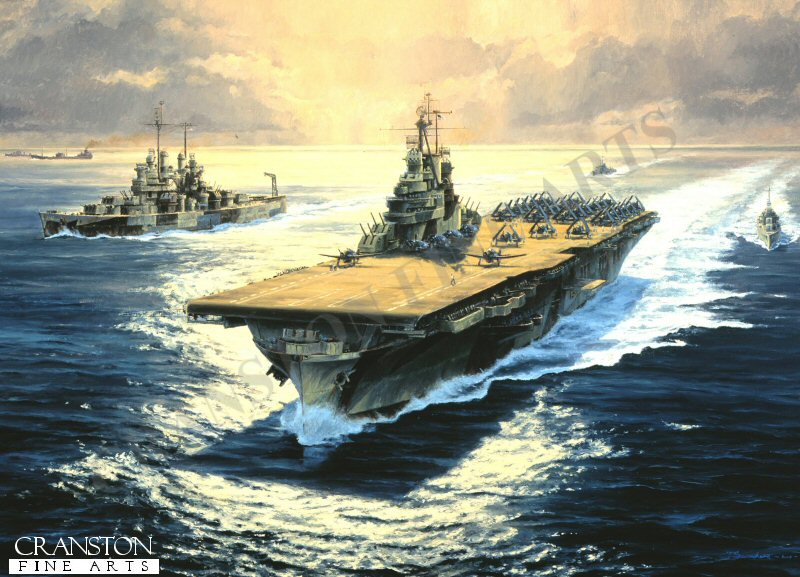 The Mighty Intrepid by Anthony Saunders. [Postcard]