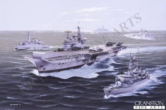 Falklands Task Force by Ivan Berryman [Postcard]