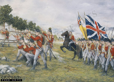 The 9th Regiment, at the Battle of Freeman&#39;s Farm, September 19th 1777 by Brian Palmer [Postcard]