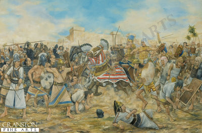 The Battle of Kadesh - circa 127 BC by Brian Palmer. [print]
