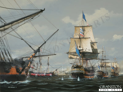 The Battle of Copenhagen, 2nd April 1801 by Ivan Berryman. [Postcard]