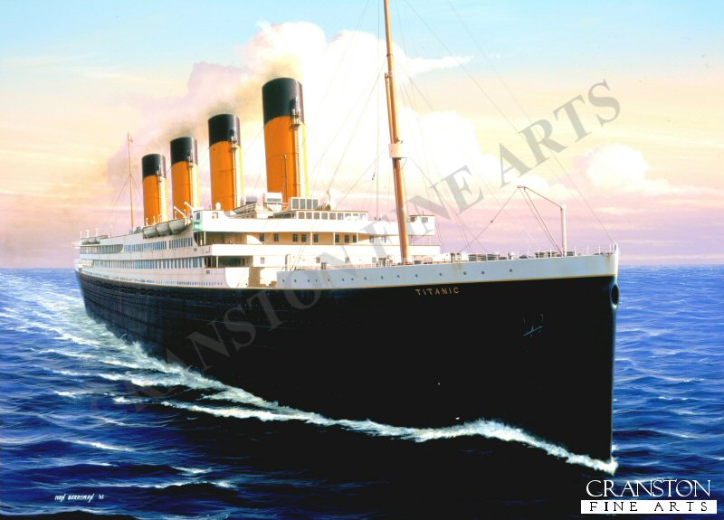 RMS Titanic  by Ivan Berryman. [Postcard]