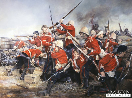 Stand Firm the 24th (Rorkes Drift) by Chris Collingwood. [Postcard]