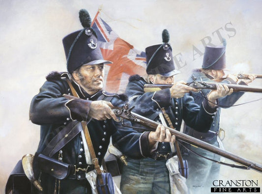 Tribute to the 95th Rifles by Chris Collingwood. [Postcard]