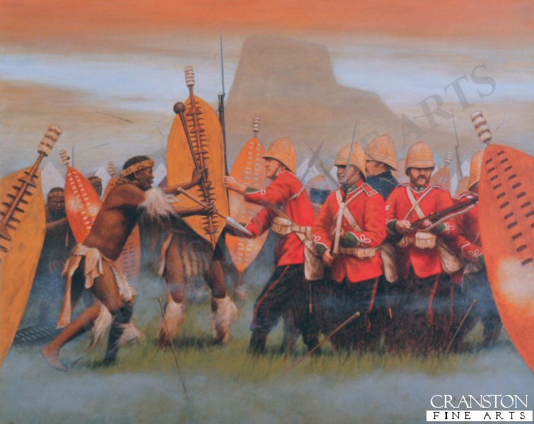 Isandhlwana 22nd January 1879 by Stuart Liptrot. [Print]