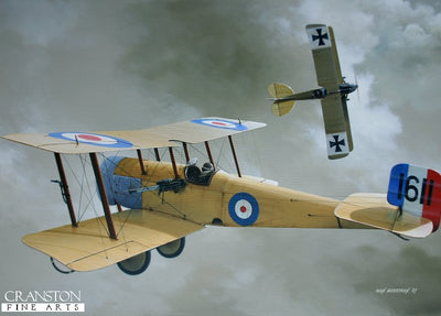 Lanoe G Hawker by Ivan Berryman. [Postcard]