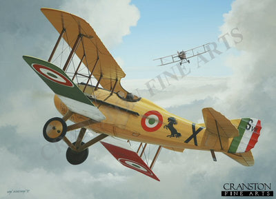 Maggiore Francesco Baracca - Spad S.VII by Ivan Berryman. [Postcard]