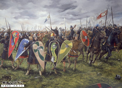 The Battle of Hastings - The Norman Lines by Brian Palmer. [Postcard]