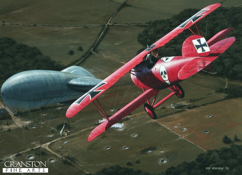 Oberleutnant Godwin Brumowski by Ivan Berryman. [Postcard]