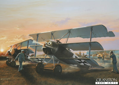 Leutnant Werner Voss by Ivan Berryman. [Postcard]