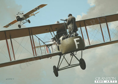 Tribute to the Air Gunners - Royal Aircraft Establishment FE2 by Ivan Berryman. [Postcard]