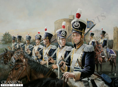 13th Light Dragoons at Windsor Castle by Chris Collingwood. [Original Painting]
