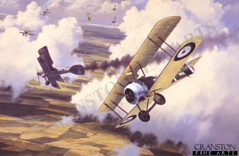 Sopwith Camel by Anthony Saunders. [Original Painting]