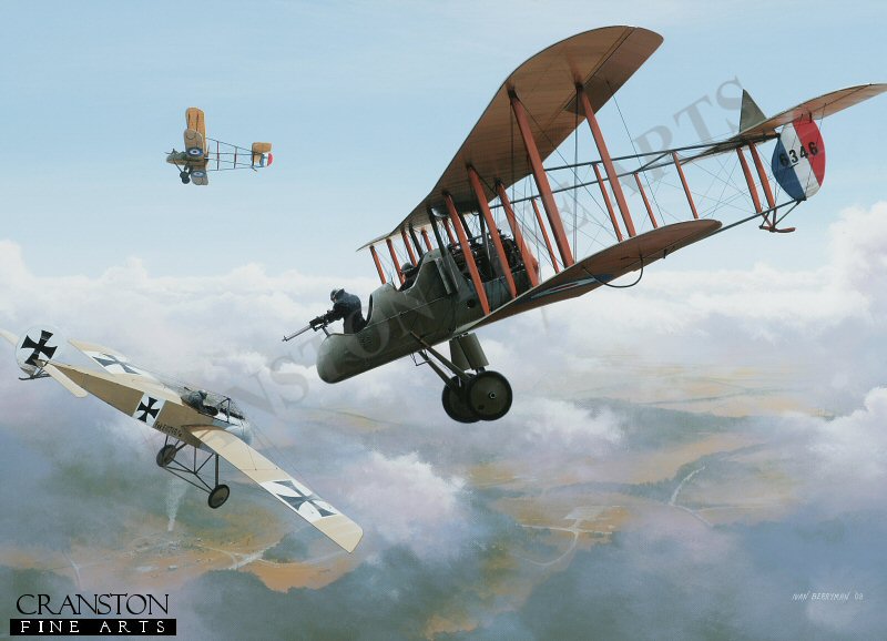 Immelmann's Last Flight by Ivan Berryman [Postcard]