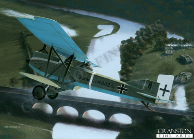 Junkers J.1 by Ivan Berryman. [Postcard]