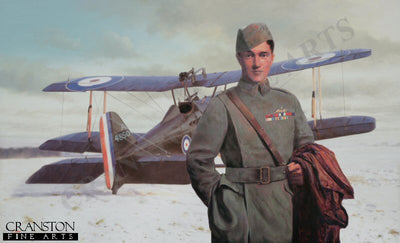 Albert Ball VC by Darren Baker. [Original Painting]