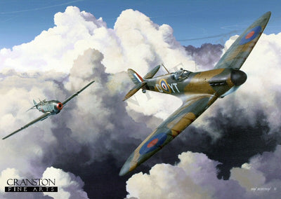 High Pursuit by Ivan Berryman. [Postcard]