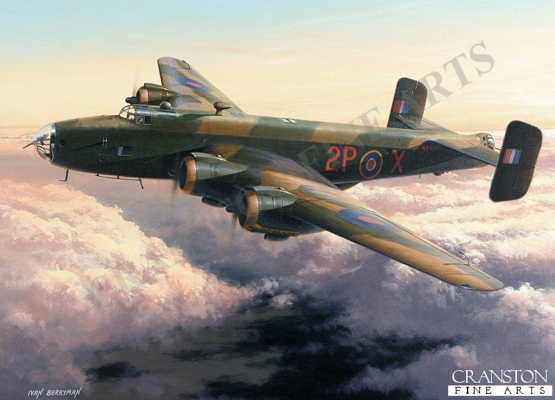 Halifax Mk.III NA337 by Ivan Berryman [Postcard]