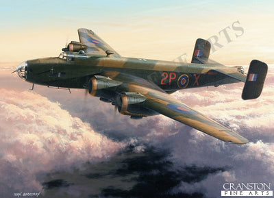 Halifax Mk.III NA337 by Ivan Berryman. [Postcard]