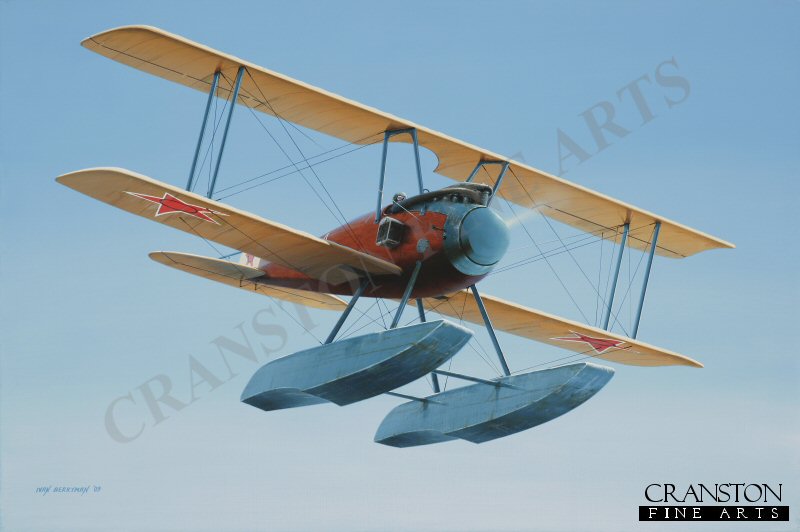 Albatros W.4 by Ivan Berryman. [Original Painting]