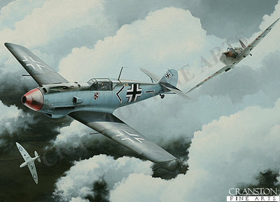 Flt Lt Walter Lawson by Ivan Berryman. [Postcard]