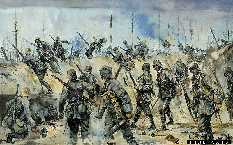 The Ludendorff Offensive, Spring 1918 by Jason Askew. [Original Painting]