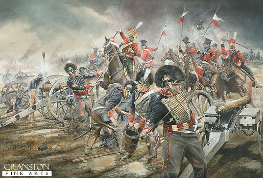 The Charge of the Red Lancers on Mercer's Troop of Royal Horse Artillery by Chris Collingwood [Print]