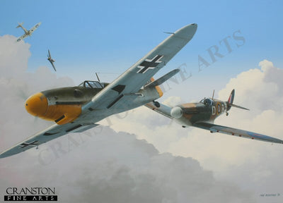 Adversaries by Ivan Berryman. [Postcard]