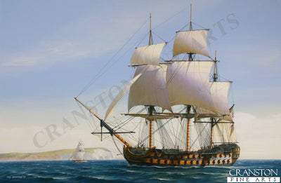 Agamemnon off the Needles by Ivan Berryman. [Original Painting]