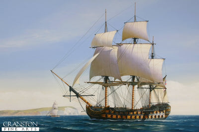 Agamemnon off the Needles by Ivan Berryman. [Postcard]