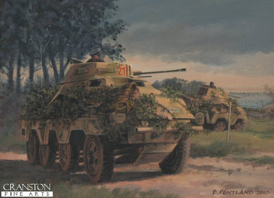 D-Day Recce by David Pentland. [Postcard]