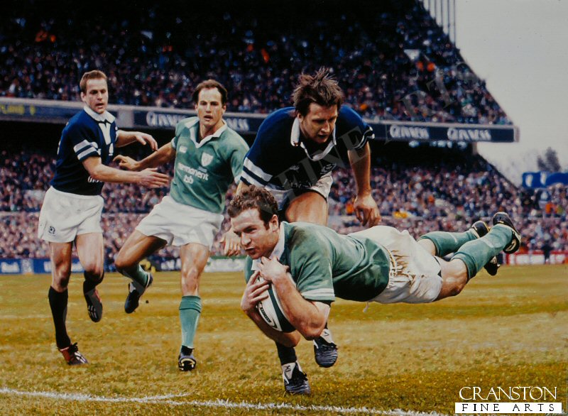 Ireland 2004 Triple Crown by Darren Baker. [Original Painting]