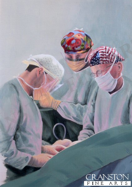 Surgeons - Joint Forces Medical Group by Graeme Lothian. [Original Painting]