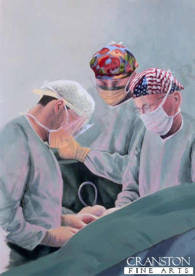 Surgeons - Joint Forces Medical Group by Graeme Lothian. [Original Painting]