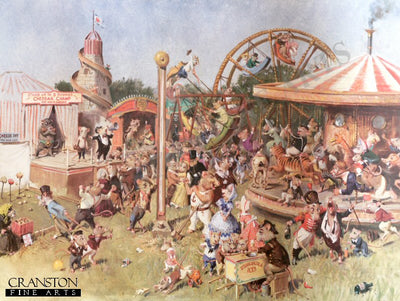 The Cheese Fair by Terence Cuneo. [print]