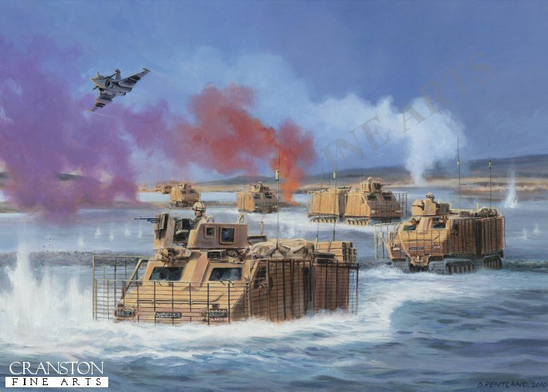 Crossing the Helmand by David Pentland. [Postcard]