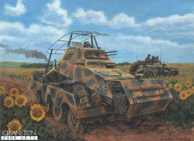 Scouting Ahead by David Pentland. [Postcard]