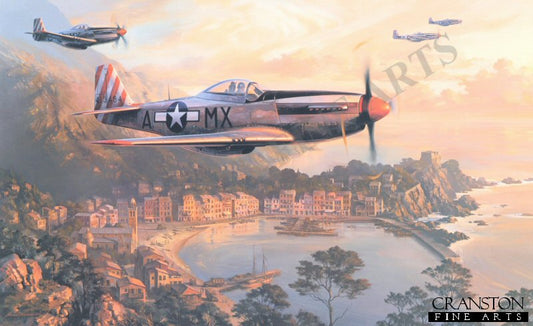 Mustangs Over the Mediterranean by Nicolas Trudgian [Print]