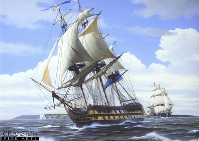 HMS Vanguard by Ivan Berryman. [Postcard]