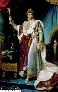 Napoleon in his Coronation Robes by Francois Gerard (B) [print]