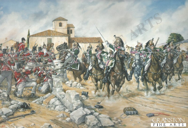 87th Regiment at the Battle of Vitoria by Brian Palmer [Original Painting]