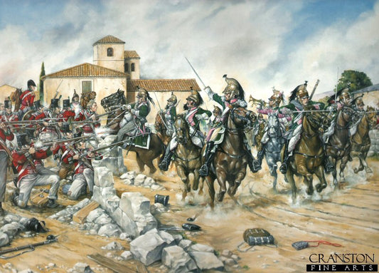 87th Regiment at the Battle of Vitoria by Brian Palmer. [Postcard]