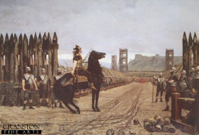 Vercingetorix Surrendering to Caesar by Henri-Paul Motte (B) [print]