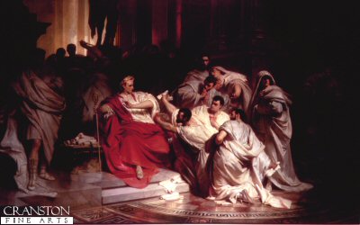 Murder of Caesar by Karl Theodore van Piloty (B) [print]