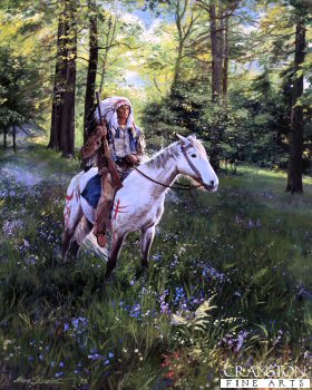 Brule Sioux Warrior by Alan Herriot [Original Painting]