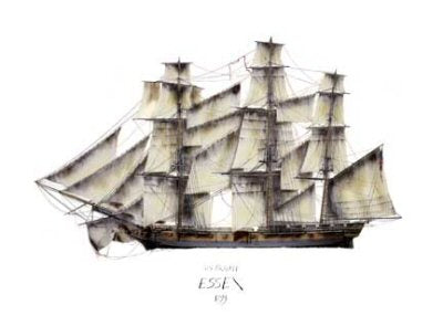 US Frigate Essex 1799 by Tony Fernandes. [print]