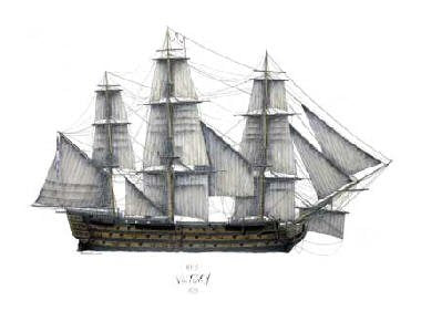 HMS Victory 1803 by Tony Fernandes. [print]